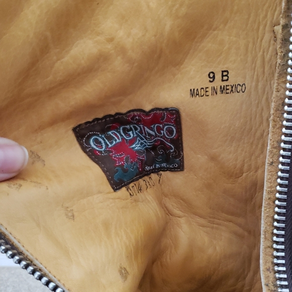 Old Gringo Brown cowboy boots Sz 9 - Picture 4 of 5